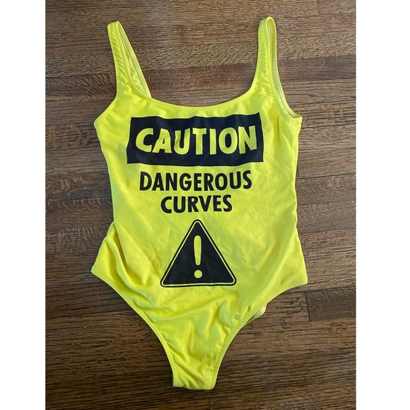 MOSCHINO Caution Dangerous Curves Swimsuit - Picture 2 of 11